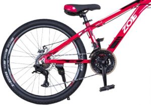 my bike חפשו באתר יש הכל  אופניים לילדים ולנוער אופניים לילדים ונוער מאלומיניום ומעצורי דיסק ZOE APOLLO - צבע אדום- מידה ''24