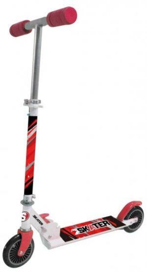 קורקינט אלומניום אלפא 2 גלגלים Skater - צבע אדום