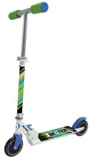 קורקינט אלומניום אלפא 2 גלגלים Skater - צבע ירוק כחול