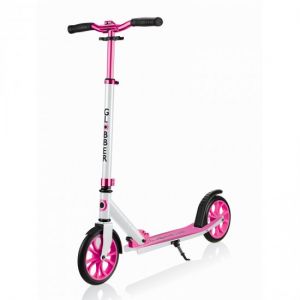 my bike חפשו באתר יש הכל  קורקינט לנוער ולמבוגרים קורקינט מתקפל עם בולם זעזועים קדמי Globber NL 500-205 - צבע ורוד לבן