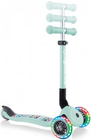 my bike חפשו באתר יש הכל  קורקינט לילדים קורקינט מתקפל עם אורות Globber Junior Fantasy - צבע כחול בהיר