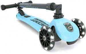 my bike חפשו באתר יש הכל  קורקינט לילדים קורקינט לילדים עם ידית מתקפלת ואורות Scoot and Ride Highwaykick 3 - כחול