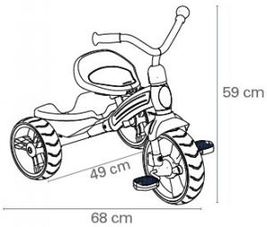 my bike חפשו באתר יש הכל  תלת אופן תלת אופן עלית Qplay - אדום