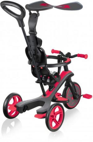 my bike חפשו באתר יש הכל  תלת אופן תלת אופן 4 ב-1 Globber Explorer Trike - אדום