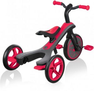 my bike חפשו באתר יש הכל  תלת אופן תלת אופן 4 ב-1 Globber Explorer Trike - אדום