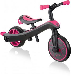 my bike חפשו באתר יש הכל  תלת אופן תלת אופן 4 ב-1 Globber Explorer Trike - ורוד פוקסיה