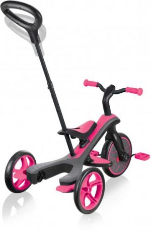 my bike חפשו באתר יש הכל  תלת אופן תלת אופן 4 ב-1 Globber Explorer Trike - ורוד פוקסיה