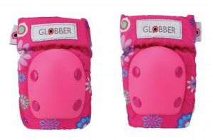 סט מגני מרפקים וברכיים Globber - צבע ורוד  