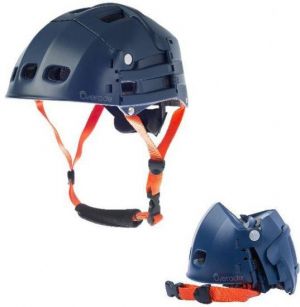 קסדה מתקפלת לאופני עיר Overade Plixi FIT - מידה S/M היקף 54-58 ס''מ צבע כחול