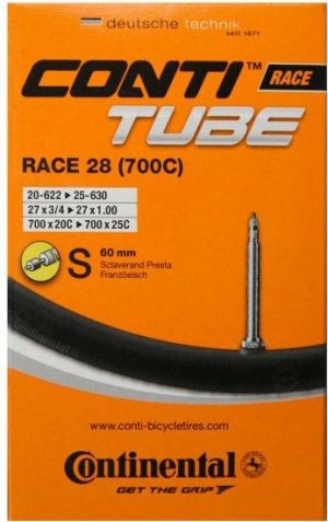 פנימית עם ונטיל באורך Continental Road Race Tube 60mm