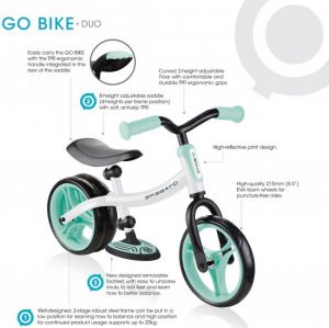 my bike חפשו באתר יש הכל  אופני איזון אופני איזון Globber GO BIKE DUO - ורוד לבן