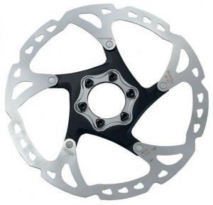 דיסק רוטור ברקס לשימוש עם 6 ברגים Shimano RT76 - גודל 160 ממ