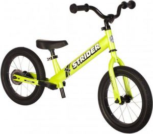 אופני איזון 14 אינץ' עם פדאלים STRIDER  - ירוק